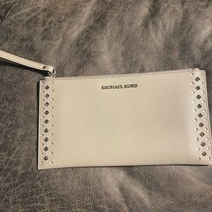 Michael Kors grey wristlet. Like New!